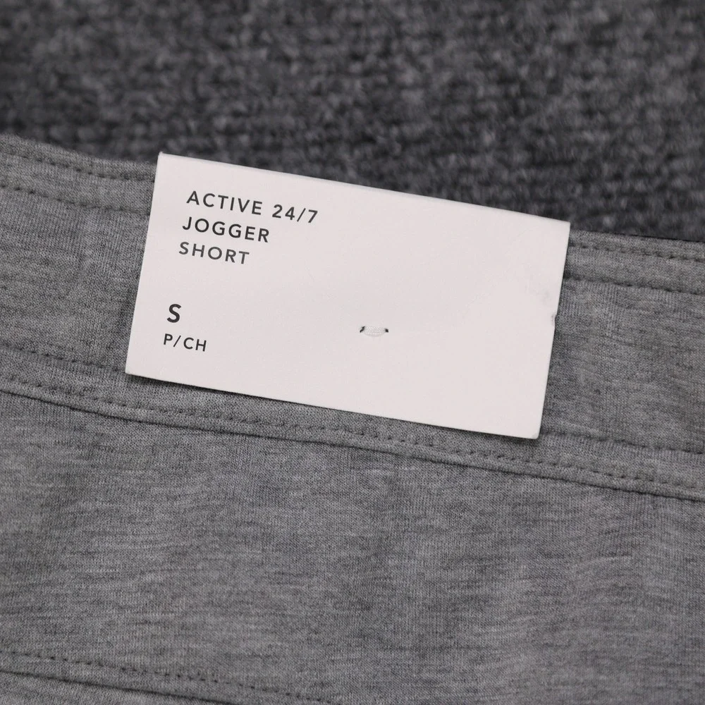 American Eagle Active 24/7 Jogger Shorts‎ Mens Small Gray Athletic Gym 013-1130